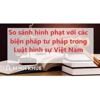 So sánh hình phạt với các biện pháp tư pháp trong Luật Hình sự Việt Nam ?