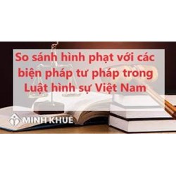So sánh hình phạt với các biện pháp tư pháp trong Luật Hình sự Việt Nam ?