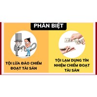 So sánh dấu hiệu pháp lý của tội lừa đảo với tội lạm dụng tín nhiệm chiếm đoạt tài sản?