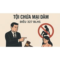 Tội chứa mại dâm theo quy định Điều 327 Bộ luật Hình sự