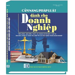 Sách Cẩm nang pháp luật dành cho doanh nghiệp (Tăng Bình - Ái Phương)