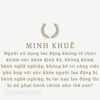 Mức phạt khi không khám sức khỏe định kỳ, không khám bệnh nghề nghiệp, không bố trí công việc phù hợp với sức khỏe người lao động bị bệnh nghề nghiệp, bị tai nạn lao động?