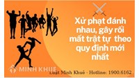Tụ tập nhiều người ở nơi công cộng gây mất trật tự, hoặc xúi giục người khác đánh nhau bị xử phạt như thế nào ?