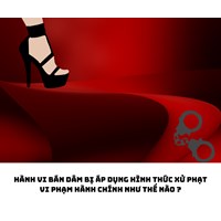 Hành vi bán dâm bị áp dụng hình thức xử phạt vi phạm hành chính như thế nào ?