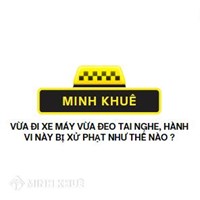 Vừa đi xe máy vừa đeo tai nghe bị xử phạt như thế nào?