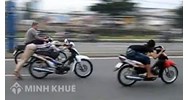Mức xử phạt đối với người đua xe trái phép, cổ vũ đua xe trái phép?