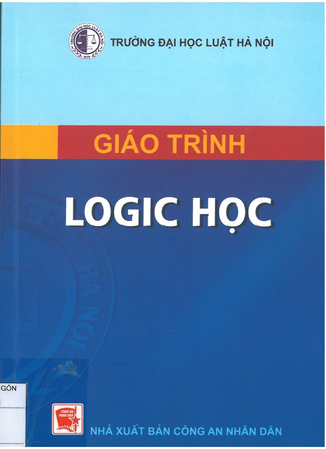 Giáo Trình Logic Học - Trường Đại Học Luật Hà Nội