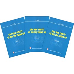 Sách Các học thuyết về giá trị thặng dư - phần I, II, III