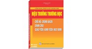Sách Cẩm nang pháp luật dành cho Hiệu trưởng trường học - chế độ chính sách dành cho giáo viên sinh viên học sinh