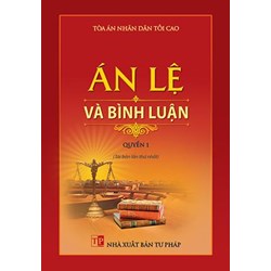 Sách Án lệ và bình luận của Tòa án nhân dân tối cao (Quyển 1, 2, 3)