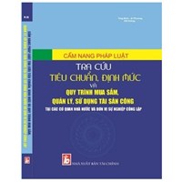 Sách Cẩm nang pháp luật - Tra cứu tiêu chuẩn, định mức và quy trình mua sắm, quản lý, sử dụng tài sản công