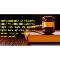 Quy định về đơn yêu cầu công nhận và thi hành tại Việt Nam các phán quyết của trọng tài nước ngoài