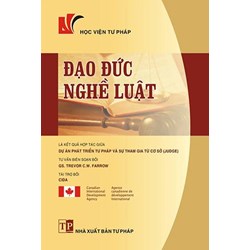 Sách Đạo đức nghề luật - Học viện Tư pháp