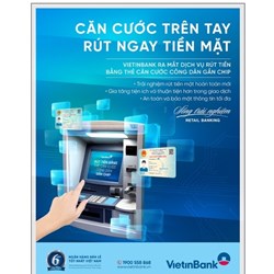 Có dùng căn cước công dân rút tiền tại cây ATM được không?
