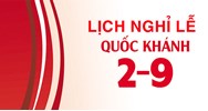 Lịch nghỉ lễ quốc khánh 2/9 được nghỉ mấy ngày?