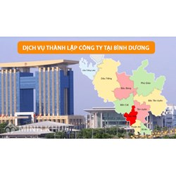 Thành lập công ty tại tỉnh Bình Dương