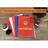 Thành lập công ty tại tỉnh Bà Rịa-Vũng Tàu