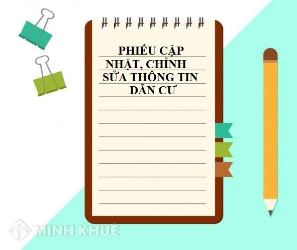 Mẫu phiếu cập nhật, chỉnh sửa thông tin dân cư (DC02) mới nhất