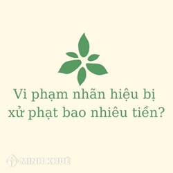 Vi phạm nhãn hiệu, thương hiệu bị xử phạt bao nhiêu tiền?