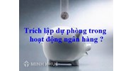 Trích lập dự phòng là gì? Quy định trích lập dự phòng ngân hàng