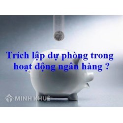 Trích lập dự phòng là gì? Quy định trích lập dự phòng ngân hàng