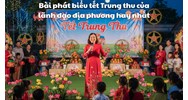Bài phát biểu tết Trung thu của lãnh đạo địa phương hay nhất