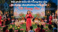 Bài phát biểu tết Trung thu của lãnh đạo địa phương hay nhất