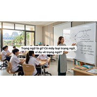 Trạng ngữ là gì? Có mấy loại trạng ngữ, ví dụ về trạng ngữ?