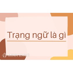 Trạng ngữ là gì? Có mấy loại trạng ngữ, ví dụ về trạng ngữ?