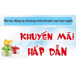 Hướng dẫn đăng ký chương trình khuyến mại trực tuyến?