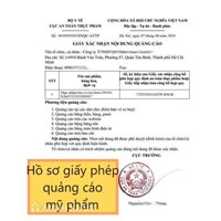 Hồ sơ xin Giấy phép Quảng cáo Mỹ phẩm gồm những gì?