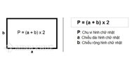 Công thức tính chu vi hình chữ nhật dễ hiểu, chính xác nhất