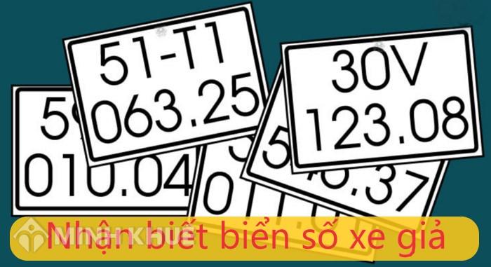 Cách phát hiện biển số xe giả? Nhận biết biển số xe giả như thế nào?