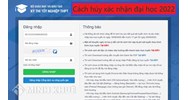 Cách hủy xác nhận nhập học đại học làm như thế nào?