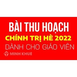 Bài thu hoạch chính trị hè dành cho giáo viên hay nhất