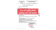 Tra cứu giấy phép quảng cáo mỹ phẩm ở đâu?