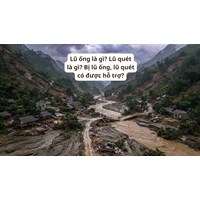 Lũ ống là gì? Lũ quét là gì? Bị lũ ống, lũ quét có được hỗ trợ?