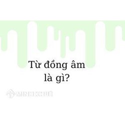Từ đồng âm là gì? Công dụng, phân loại và Ví dụ về từ đồng âm