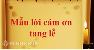 Mẫu lời cảm ơn đám hiếu, cảm tạ đám tang chân thành nhất 2026
