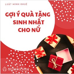 Gợi ý quà tặng sinh nhật cho nữ ý nghĩa, thiết thực, độc đáo