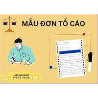 Mẫu đơn tố cáo giật hụi, họ, biêu, phường mới nhất năm 2024
