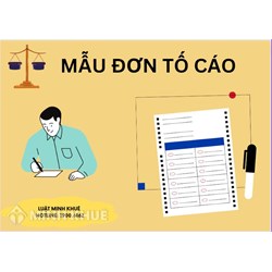 Mẫu đơn tố cáo giật hụi, họ, biêu, phường mới nhất năm 2024