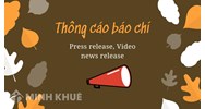 Mẫu thông cáo báo chí ra mắt sản phẩm mới nhất