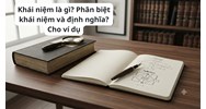 Khái niệm là gì? Phân biệt khái niệm và định nghĩa? Cho ví dụ