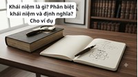 Khái niệm là gì? Phân biệt khái niệm và định nghĩa? Cho ví dụ