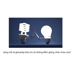 Sáng chế và giải pháp hữu ích có những điểm giống, khác nhau nào?