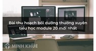 Bài thu hoạch bồi dưỡng thường xuyên tiểu học module 20 mới nhất