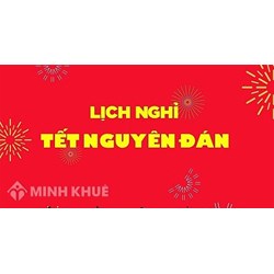 Mẫu thông báo nghỉ tết dương lịch đầy đủ, chi tiết nhất