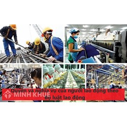 Quyền và nghĩa vụ của người lao động theo quy định luật lao động?