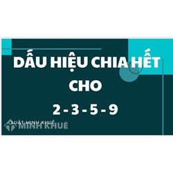 Dấu hiệu chia hết cho 2, 3, 5, 9 là gì? Bài tập và lời giải Toán lớp 4